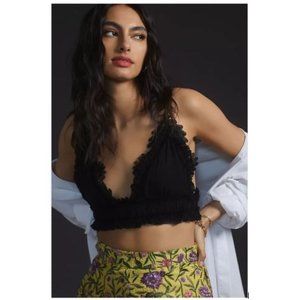 Magali Pascal Lace Cropped Bralette from Anthropologie - Size Med.- New with Tag